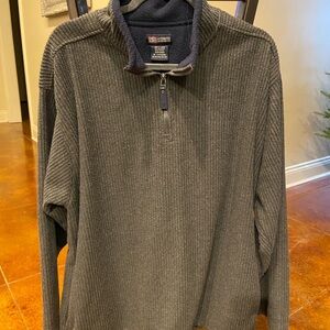Faded Glory Men's Gray Zip-Up Sweater